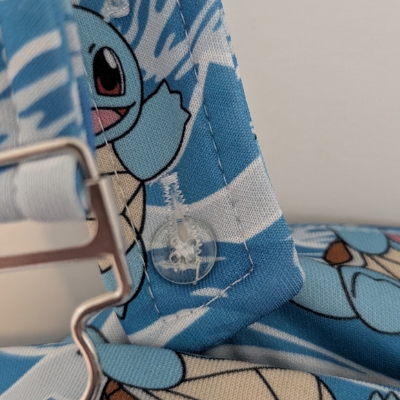 Blue Hot Topic Pokemon Size Small (Juniors) Squirtle Emo Scene Suspender Skirt - Picture 7 of 16